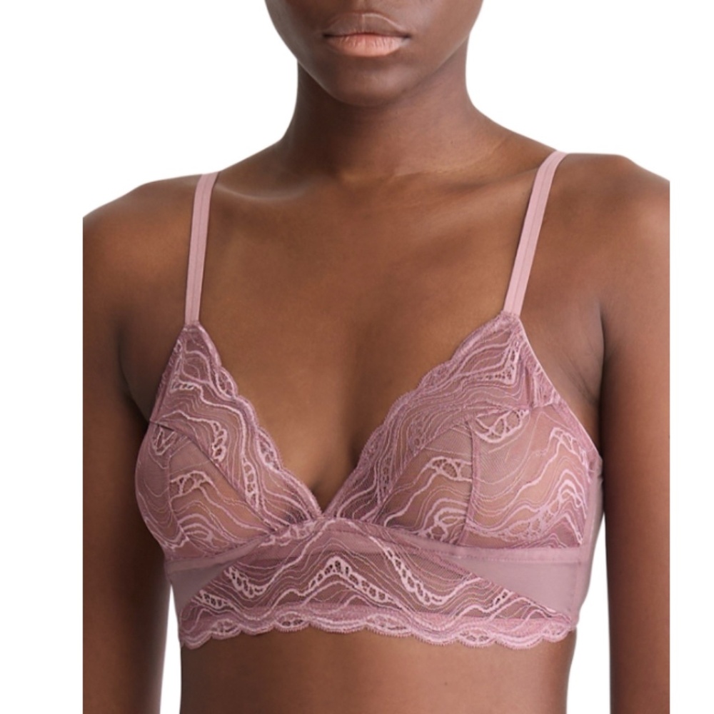 Calvin Klein Women's Essentials Lace Triangle Bra QF7925 - VINTAGE PINK